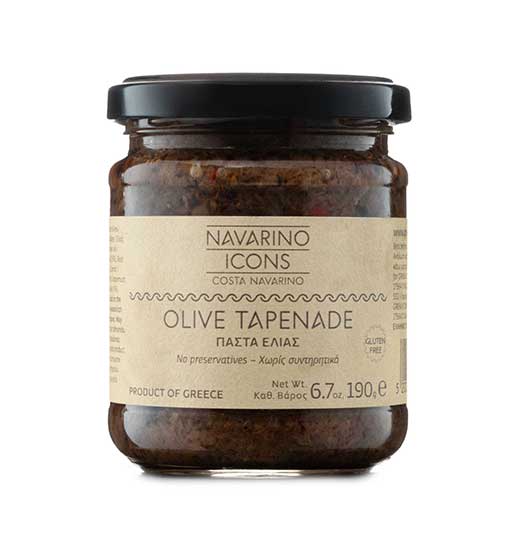 Navarino Icons Olive Tapenade, 190g